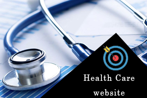 Health Care website design